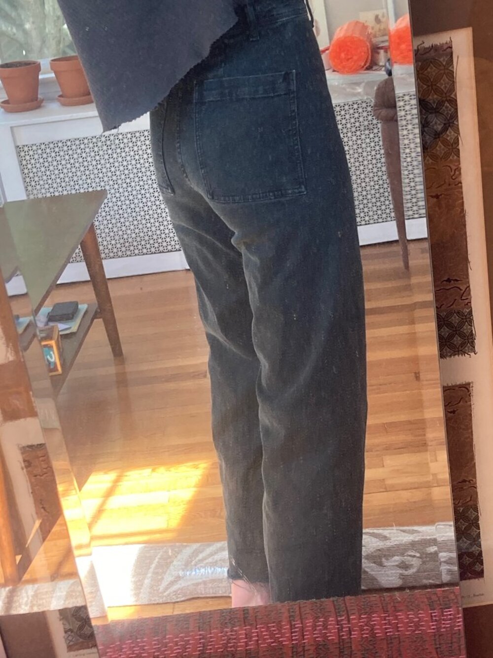 Zara high-rise black jeans size 4 - Picture 3 of 7